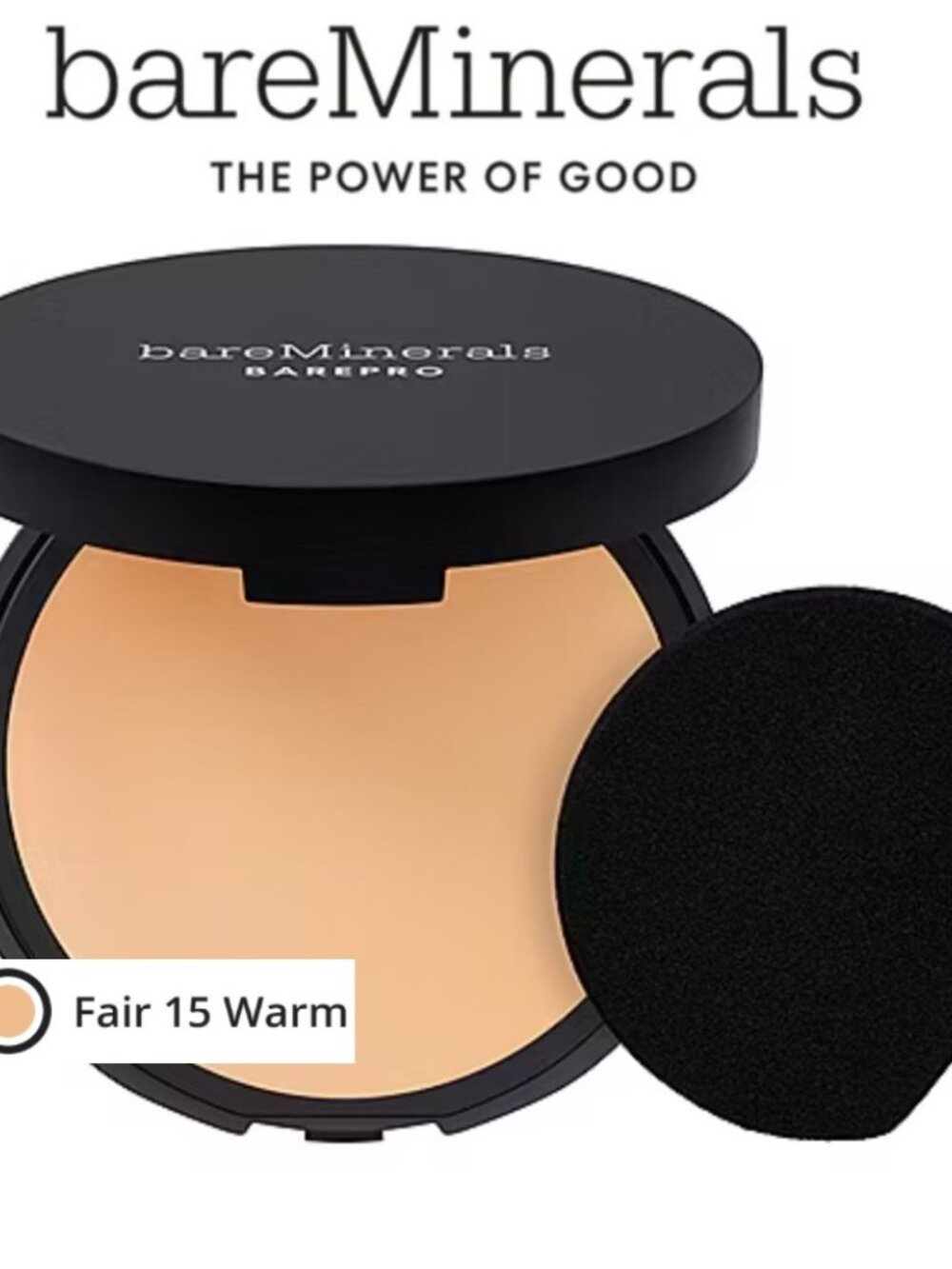 bareMinerals Barepro 24 HR Skin Perfecting Powder Foundation* ~ Fair 15 Warm NIB